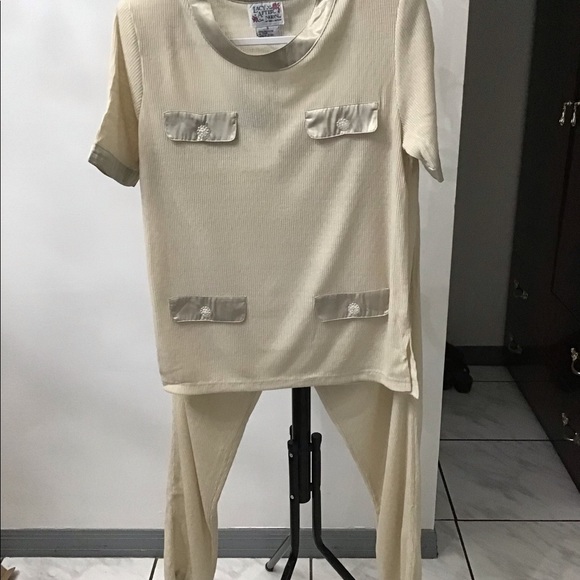 Lacy After Noon Slacks/Pants Suit - Picture 2 of 8